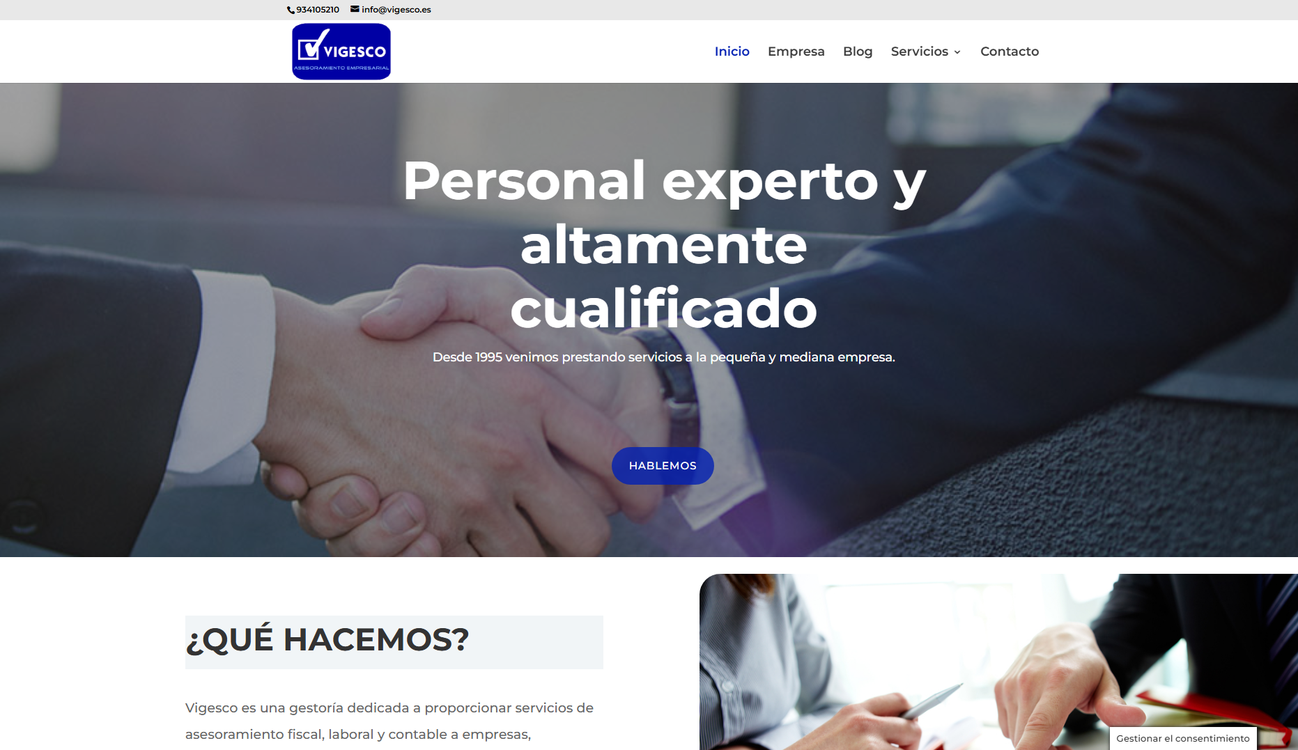 home vigesco corto